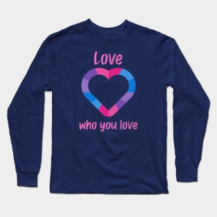 LGBT Love Who You Love Long Sleeve T-Shirt